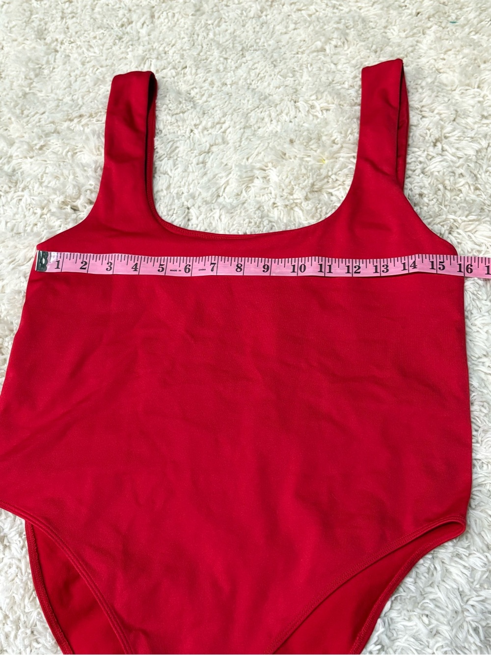 a new day Red Scoop-Neck Stretch Bodysuit - Picture 4 of 6